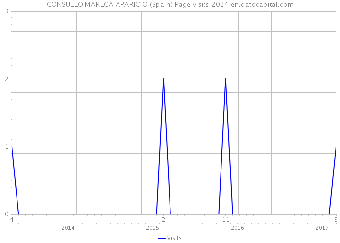 CONSUELO MARECA APARICIO (Spain) Page visits 2024 