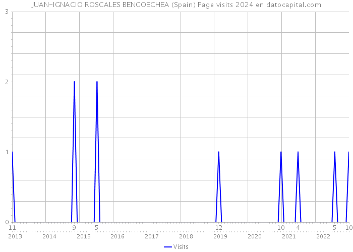 JUAN-IGNACIO ROSCALES BENGOECHEA (Spain) Page visits 2024 