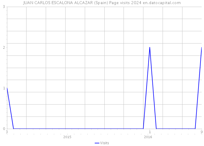 JUAN CARLOS ESCALONA ALCAZAR (Spain) Page visits 2024 