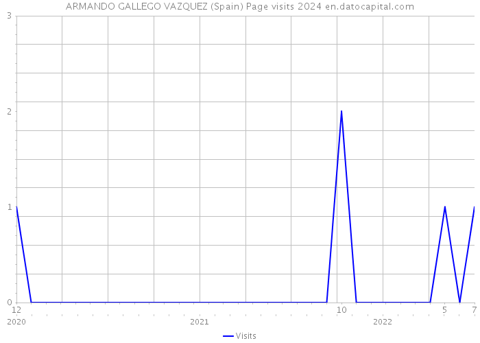 ARMANDO GALLEGO VAZQUEZ (Spain) Page visits 2024 