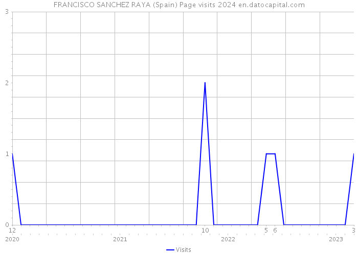 FRANCISCO SANCHEZ RAYA (Spain) Page visits 2024 