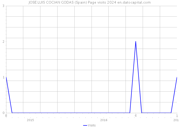 JOSE LUIS COCIAN GODAS (Spain) Page visits 2024 