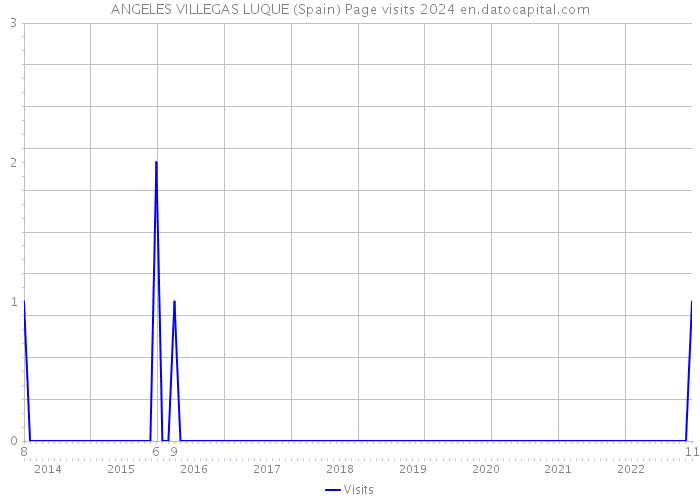 ANGELES VILLEGAS LUQUE (Spain) Page visits 2024 