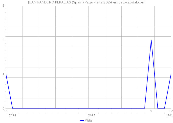 JUAN PANDURO PERALIAS (Spain) Page visits 2024 
