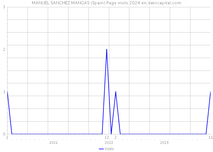 MANUEL SANCHEZ MANGAS (Spain) Page visits 2024 