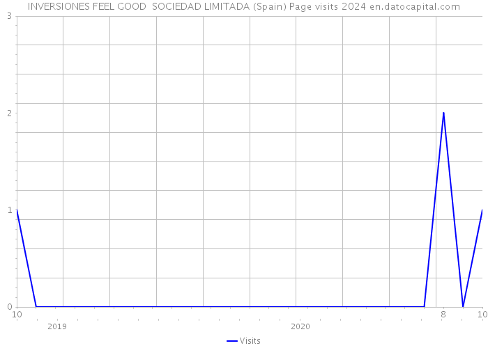 INVERSIONES FEEL GOOD SOCIEDAD LIMITADA (Spain) Page visits 2024 