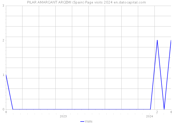 PILAR AMARGANT ARGEMI (Spain) Page visits 2024 