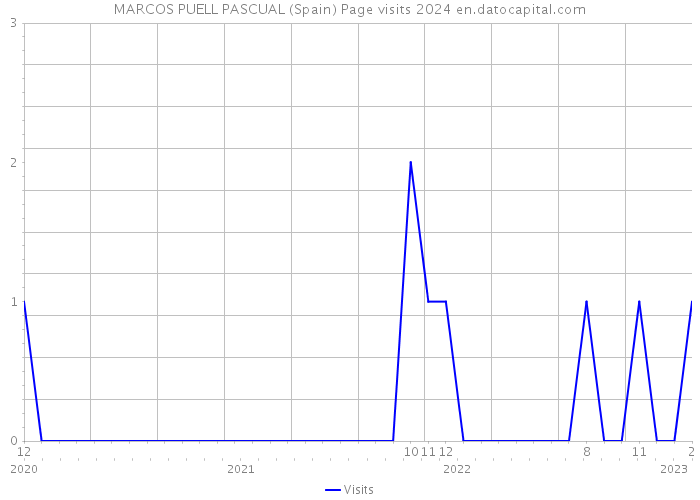 MARCOS PUELL PASCUAL (Spain) Page visits 2024 