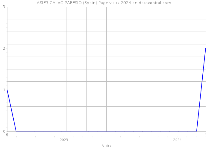 ASIER CALVO PABESIO (Spain) Page visits 2024 