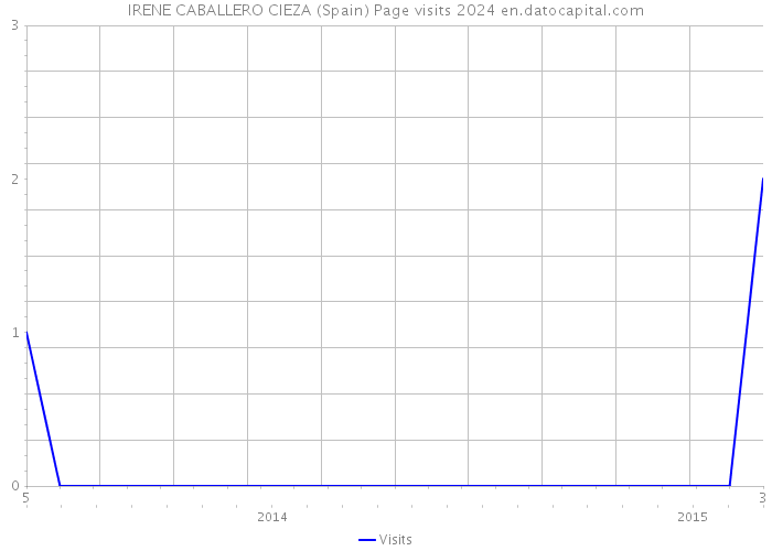 IRENE CABALLERO CIEZA (Spain) Page visits 2024 