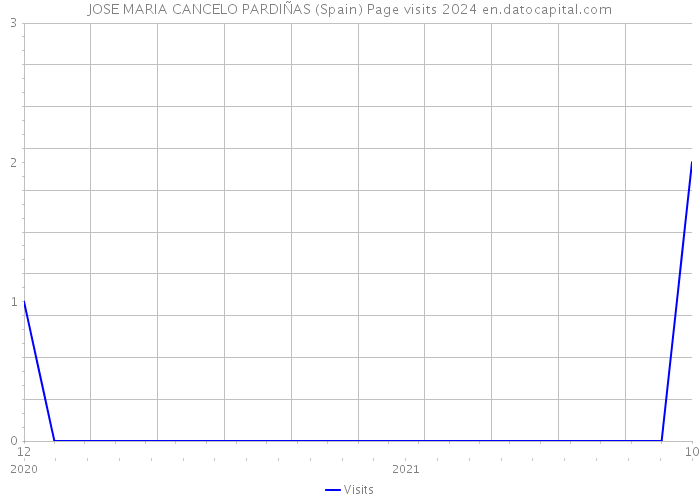 JOSE MARIA CANCELO PARDIÑAS (Spain) Page visits 2024 