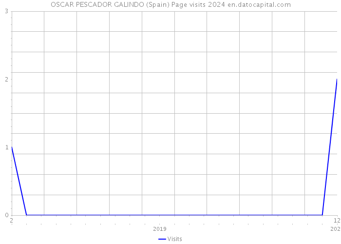 OSCAR PESCADOR GALINDO (Spain) Page visits 2024 