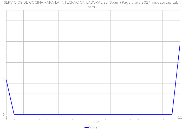 SERVICIOS DE COCINA PARA LA INTEGRACION LABORAL SL (Spain) Page visits 2024 