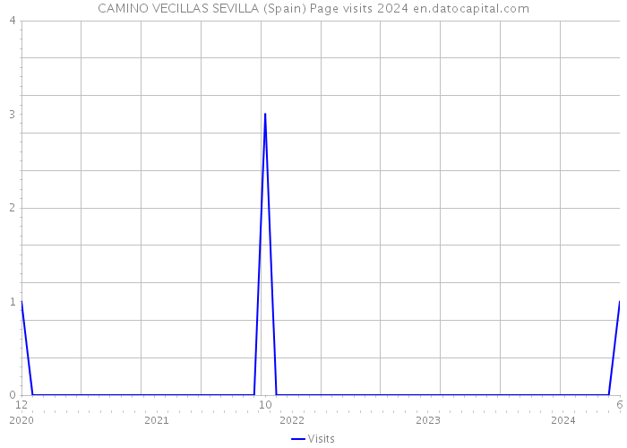 CAMINO VECILLAS SEVILLA (Spain) Page visits 2024 