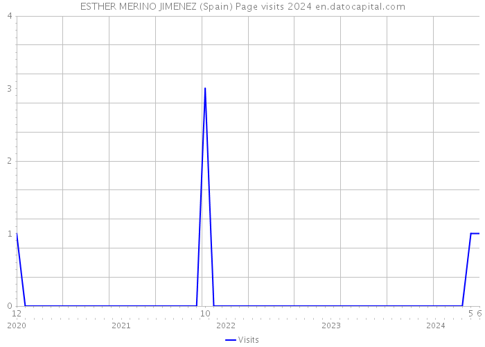 ESTHER MERINO JIMENEZ (Spain) Page visits 2024 