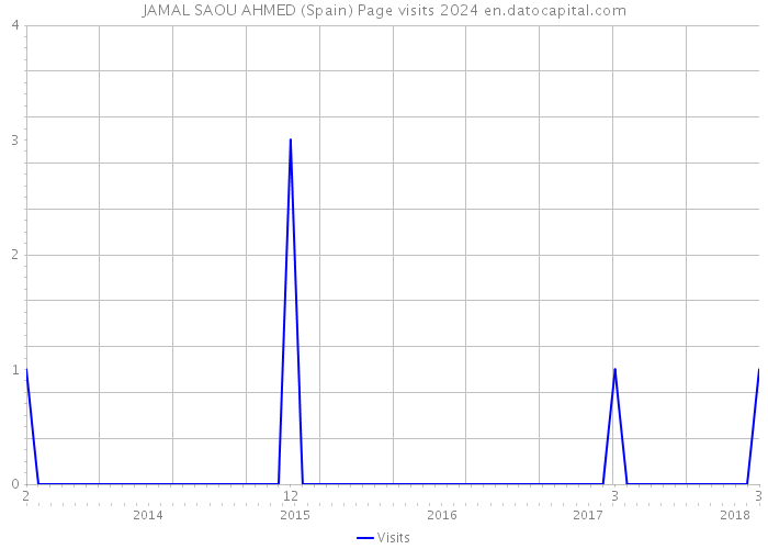 JAMAL SAOU AHMED (Spain) Page visits 2024 