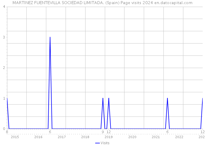 MARTINEZ FUENTEVILLA SOCIEDAD LIMITADA. (Spain) Page visits 2024 