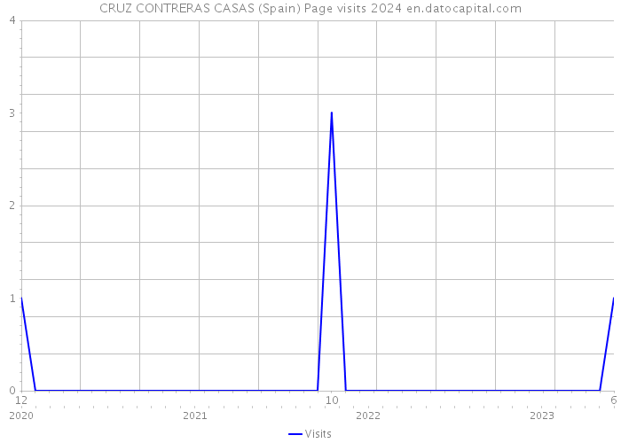 CRUZ CONTRERAS CASAS (Spain) Page visits 2024 