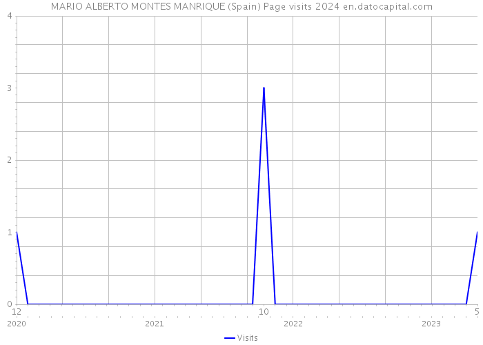 MARIO ALBERTO MONTES MANRIQUE (Spain) Page visits 2024 