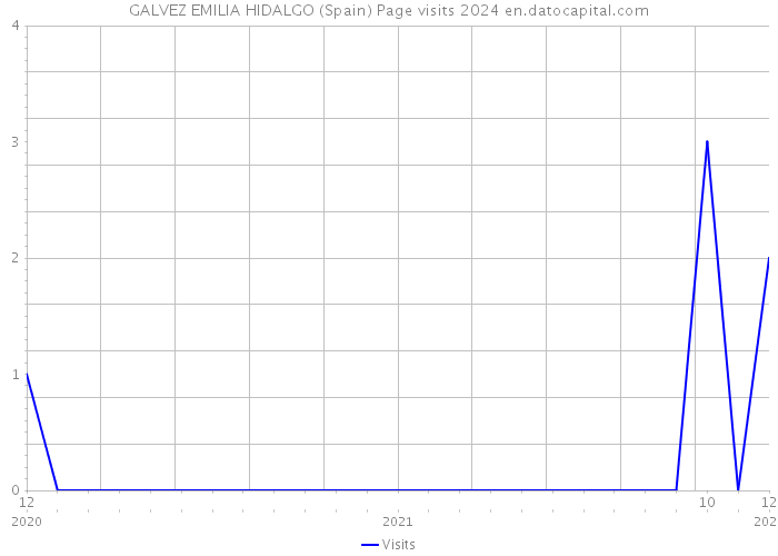 GALVEZ EMILIA HIDALGO (Spain) Page visits 2024 