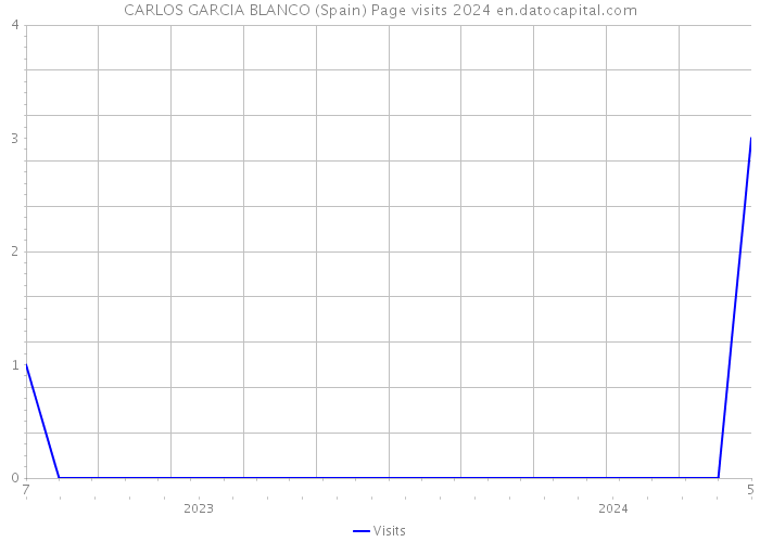 CARLOS GARCIA BLANCO (Spain) Page visits 2024 