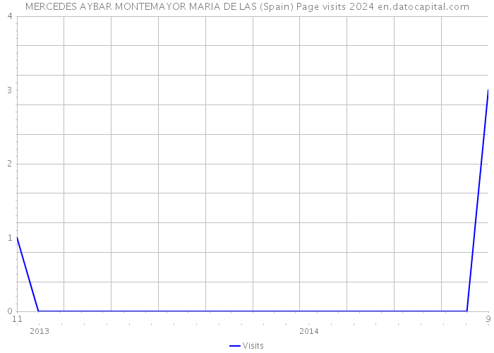 MERCEDES AYBAR MONTEMAYOR MARIA DE LAS (Spain) Page visits 2024 