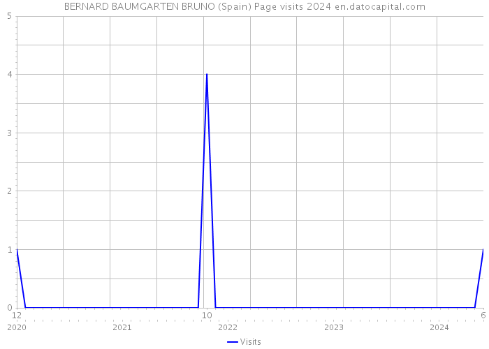 BERNARD BAUMGARTEN BRUNO (Spain) Page visits 2024 