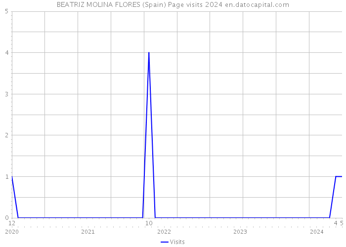 BEATRIZ MOLINA FLORES (Spain) Page visits 2024 
