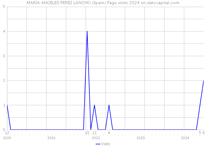 MARIA ANGELES PEREZ LANCHO (Spain) Page visits 2024 