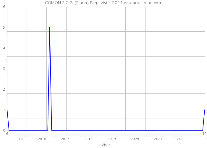 COMON S.C.P. (Spain) Page visits 2024 
