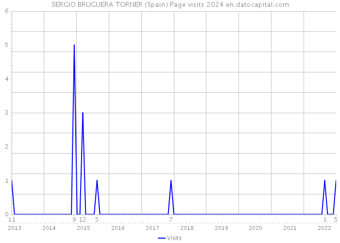SERGIO BRUGUERA TORNER (Spain) Page visits 2024 