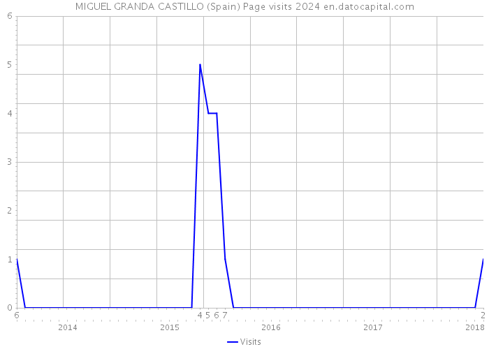 MIGUEL GRANDA CASTILLO (Spain) Page visits 2024 