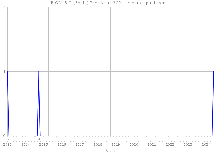 R.G.V. S.C. (Spain) Page visits 2024 