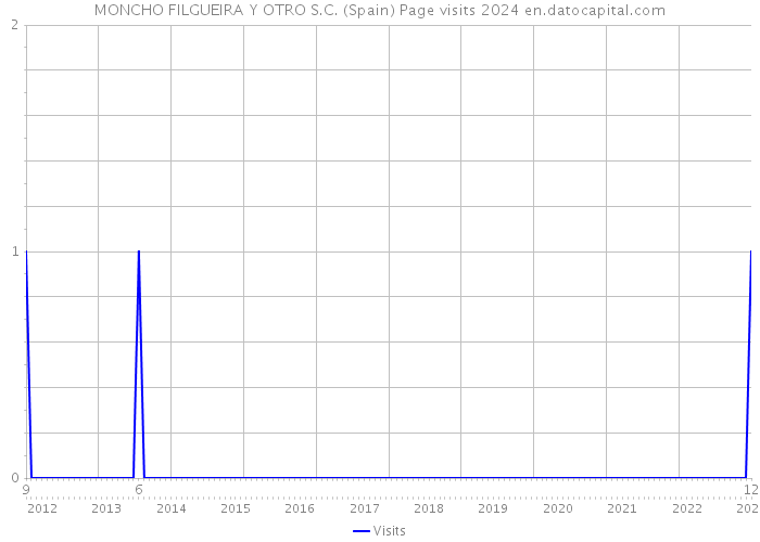 MONCHO FILGUEIRA Y OTRO S.C. (Spain) Page visits 2024 