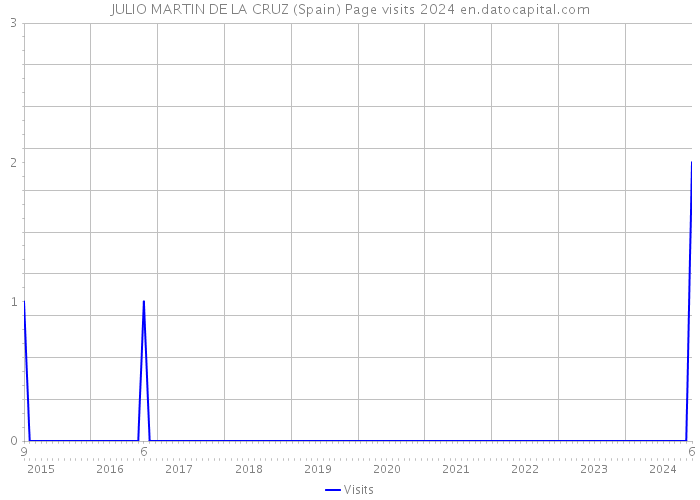 JULIO MARTIN DE LA CRUZ (Spain) Page visits 2024 