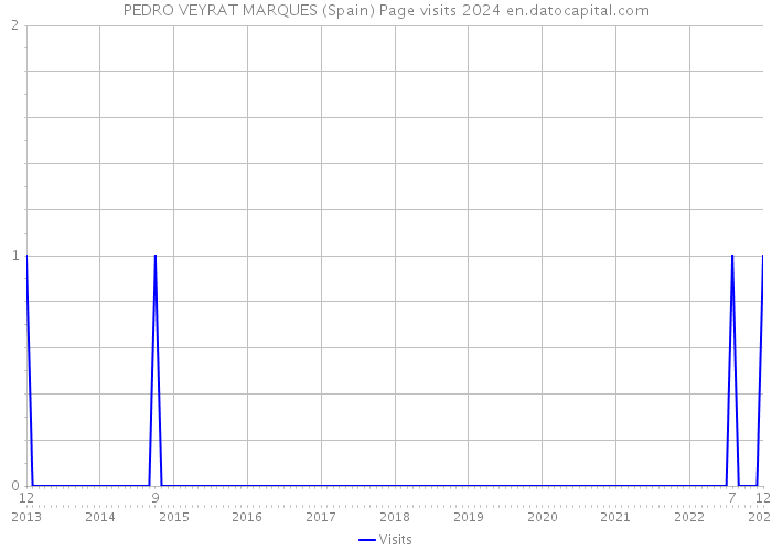 PEDRO VEYRAT MARQUES (Spain) Page visits 2024 