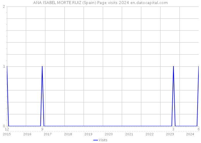 ANA ISABEL MORTE RUIZ (Spain) Page visits 2024 