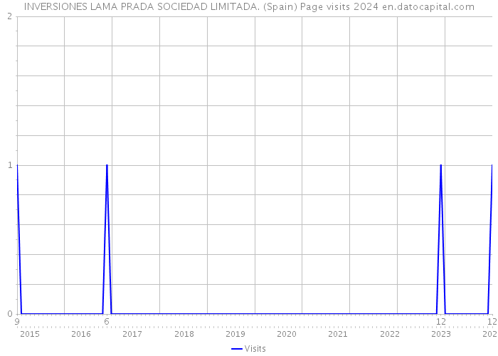 INVERSIONES LAMA PRADA SOCIEDAD LIMITADA. (Spain) Page visits 2024 