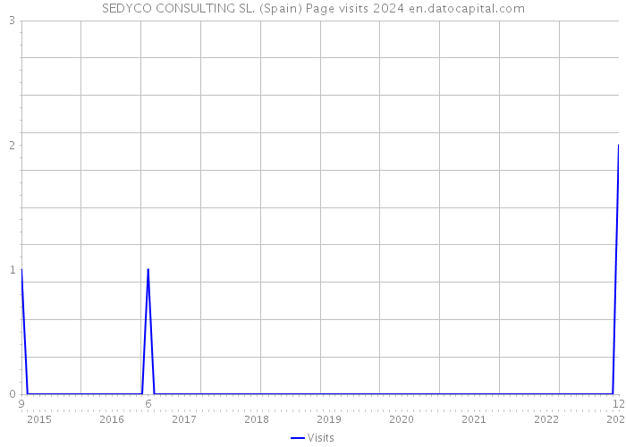 SEDYCO CONSULTING SL. (Spain) Page visits 2024 