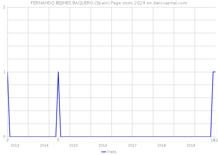 FERNANDO BEJINES BAQUERO (Spain) Page visits 2024 