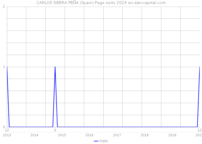 CARLOS SIERRA PEÑA (Spain) Page visits 2024 