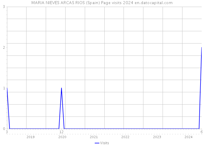 MARIA NIEVES ARCAS RIOS (Spain) Page visits 2024 