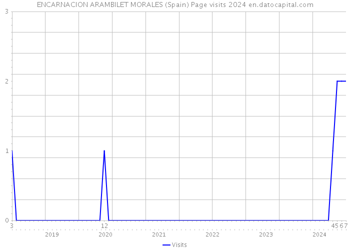 ENCARNACION ARAMBILET MORALES (Spain) Page visits 2024 