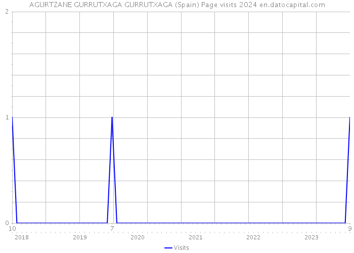 AGURTZANE GURRUTXAGA GURRUTXAGA (Spain) Page visits 2024 