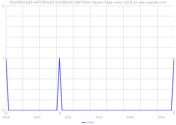 POLIFENOLES NATURALES SOCIEDAD LIMITADA (Spain) Page visits 2024 