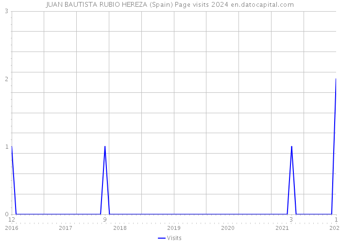 JUAN BAUTISTA RUBIO HEREZA (Spain) Page visits 2024 