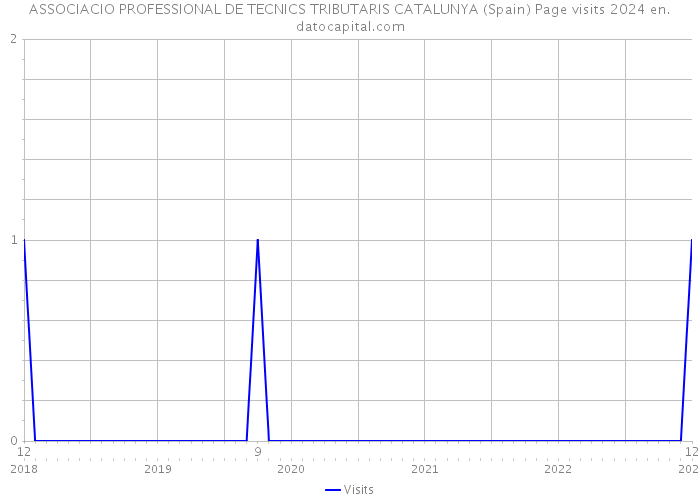 ASSOCIACIO PROFESSIONAL DE TECNICS TRIBUTARIS CATALUNYA (Spain) Page visits 2024 