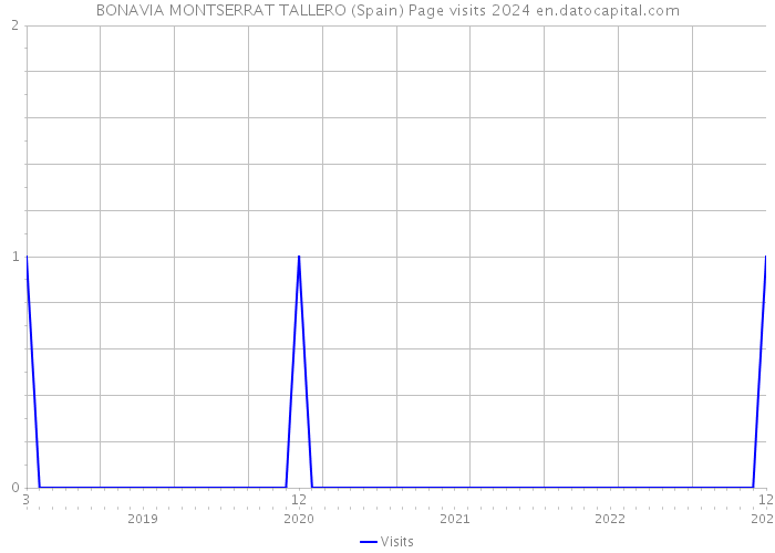 BONAVIA MONTSERRAT TALLERO (Spain) Page visits 2024 