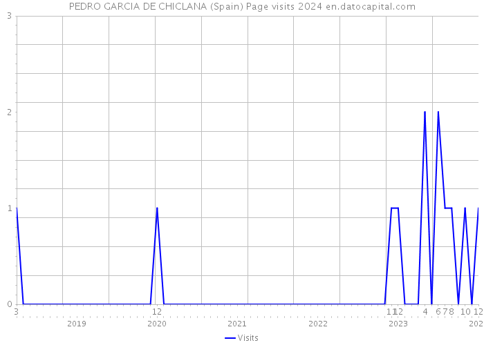 PEDRO GARCIA DE CHICLANA (Spain) Page visits 2024 