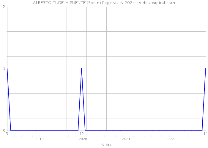 ALBERTO TUDELA PUENTE (Spain) Page visits 2024 